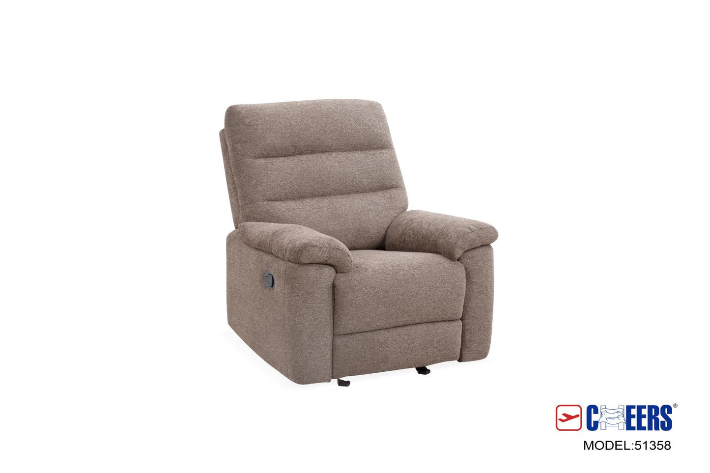 MANWAH Glider Recliner Beige
