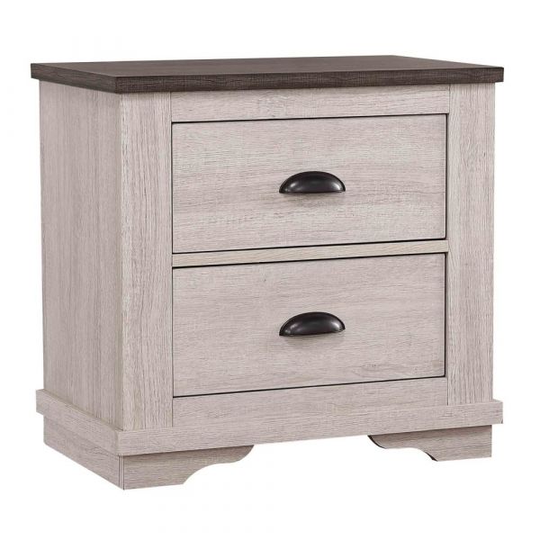Coralee Nightstand - Chalk Grey