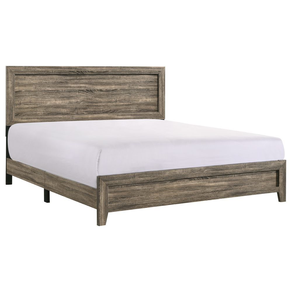 Reno King Bed Frame - Grey