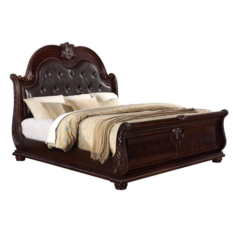 Stanley King Sleigh Bed