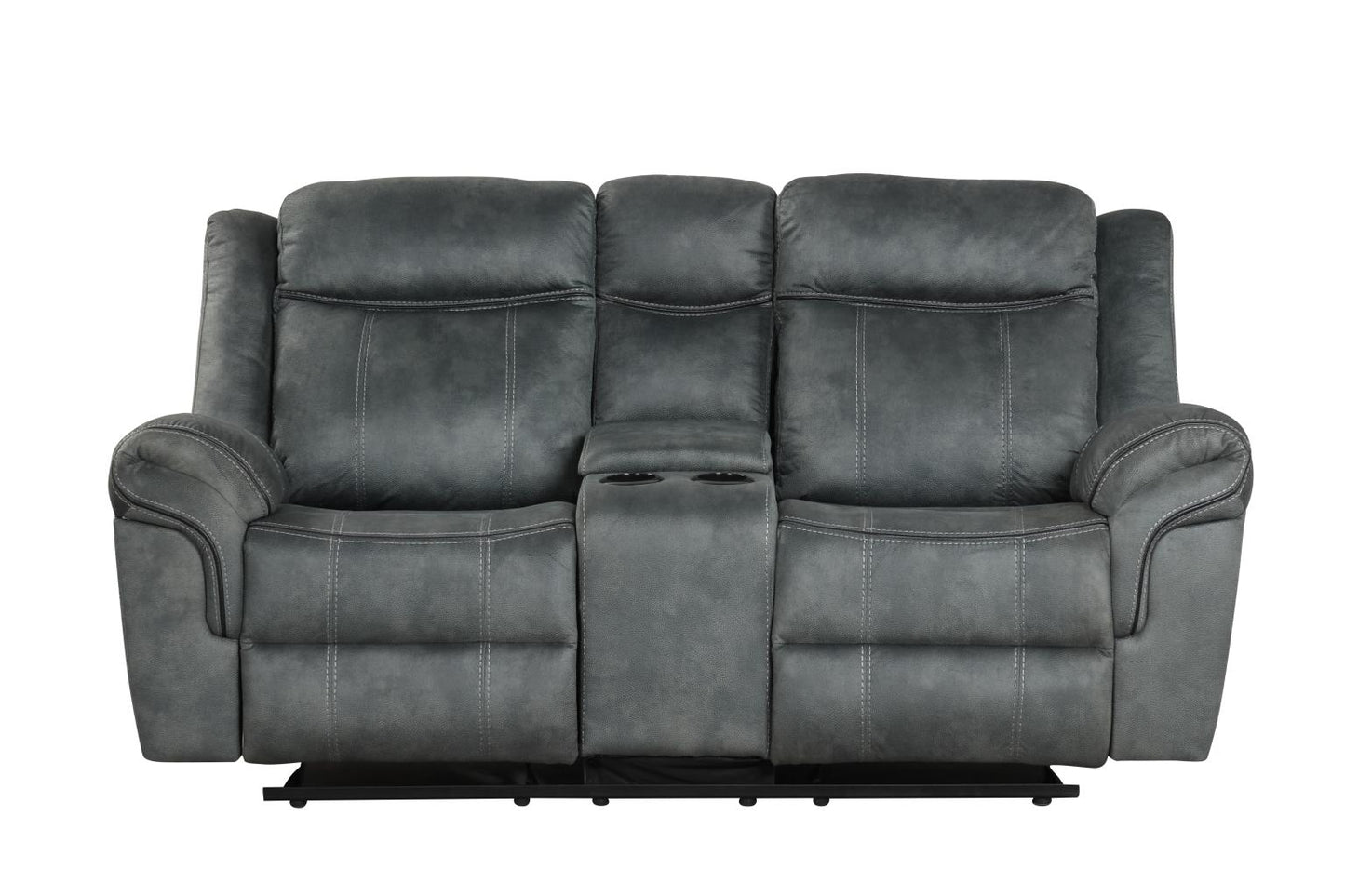 Palm Grey Reclining Living Room Set