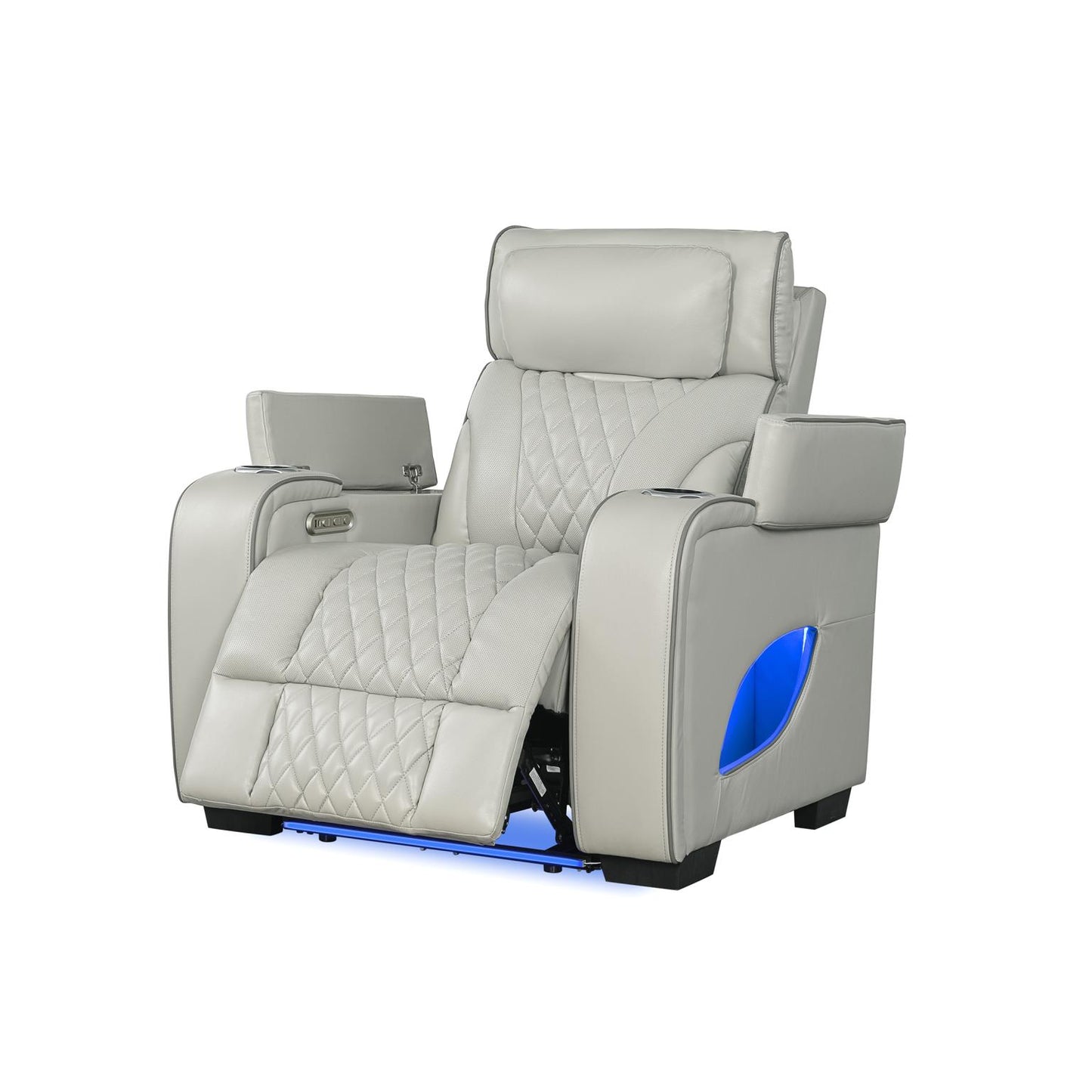 Mac Daddy Power Recliner - Grey