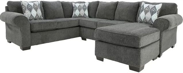 Charisma Smoke Sectional