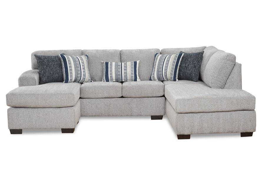 Bita Platinum Sectional & Ottoman