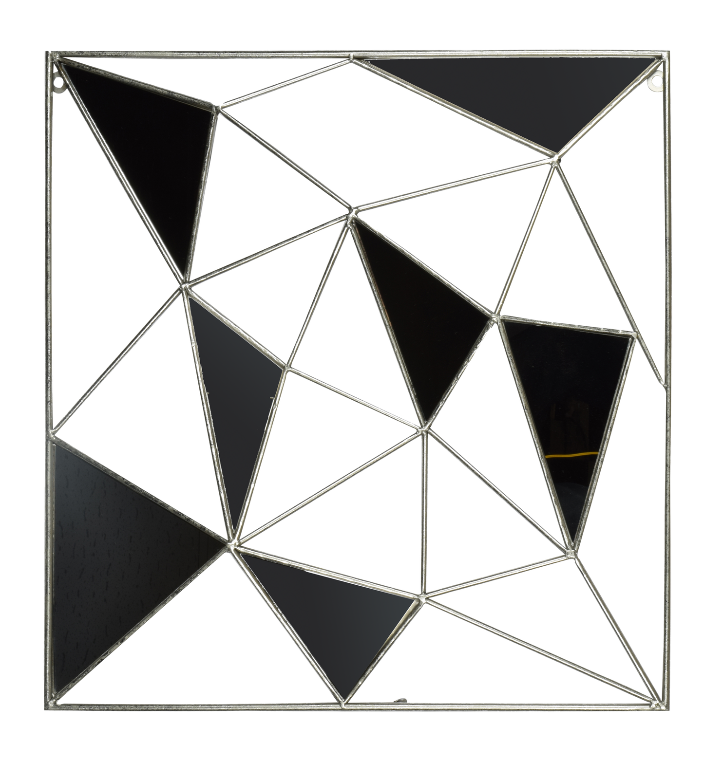 Geometric Black Metal Wall Art β 26"x25"x3.5"
