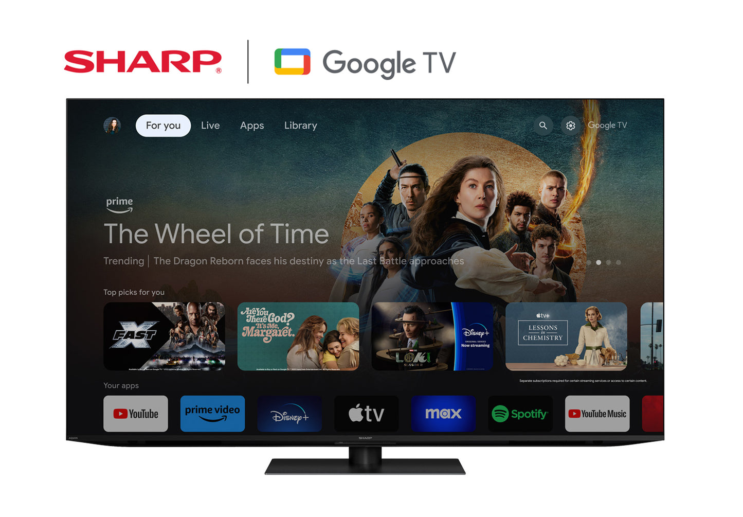 SHARP 75" 4K XLED Television – The Ultimate Viewing Experience