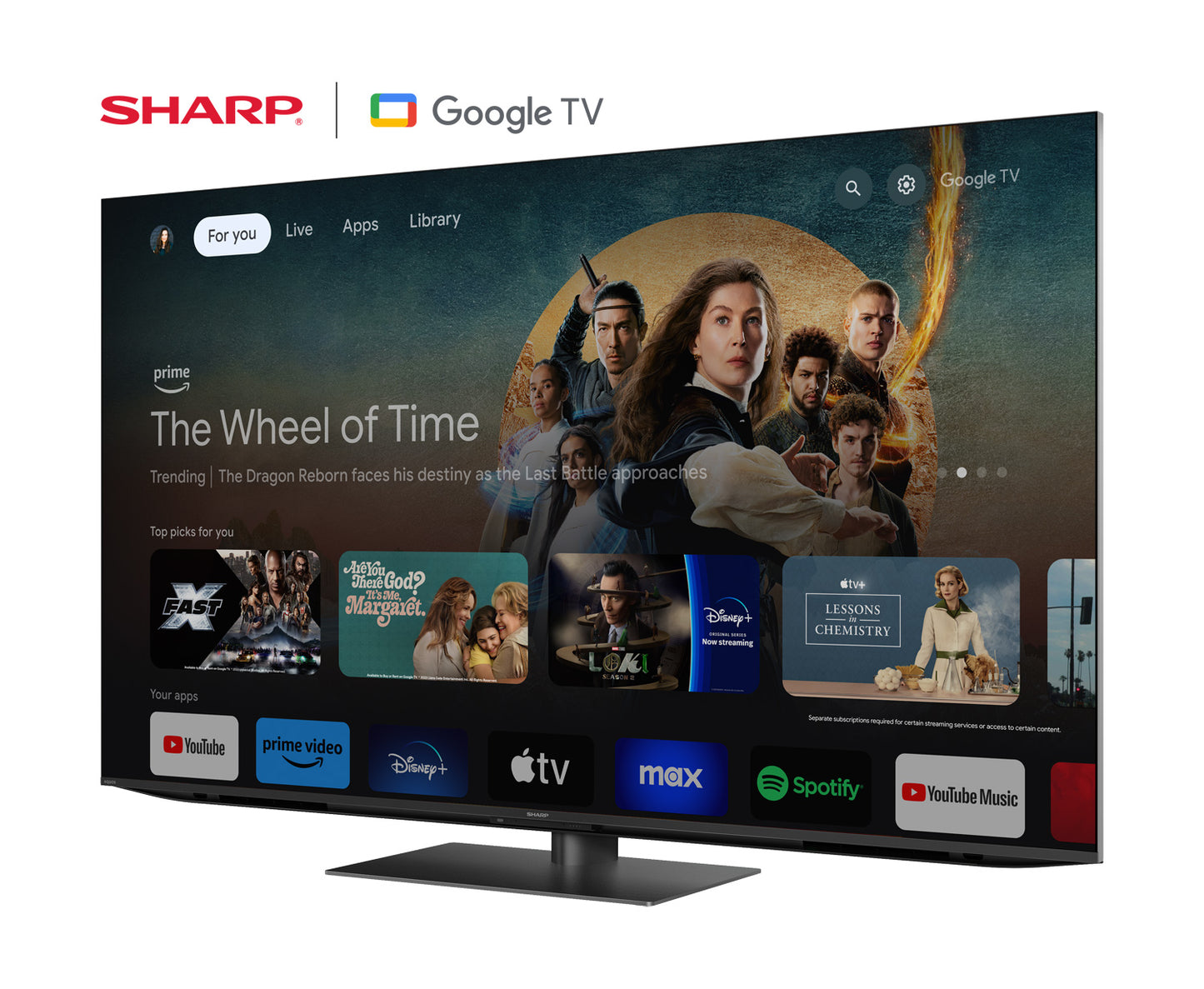 SHARP 75" 4K XLED Television – The Ultimate Viewing Experience