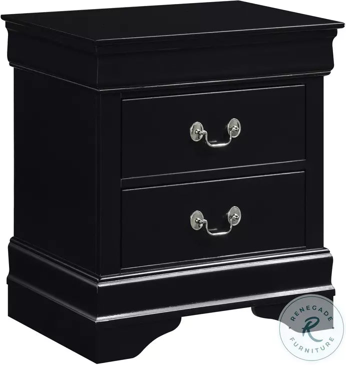 Austin Queen 5 Piece Bedroom Set - Black