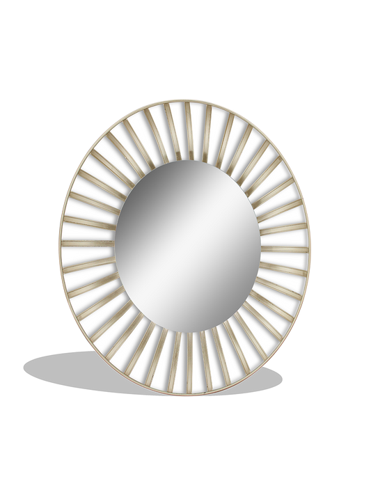 Modern Sunburst Mirror Wall Art – 32"x32"