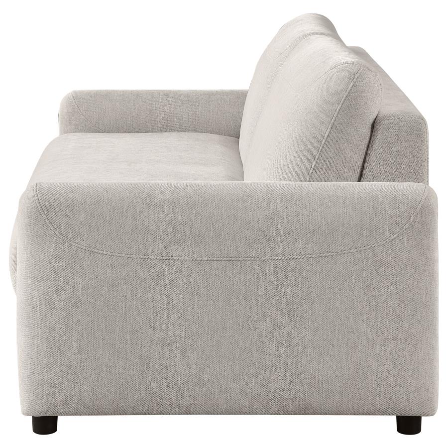 RYLIE UPHOLSTERED SOFA SLEEPER WITH QUEEN MATTRESS BEIGE - Closeout Deal
