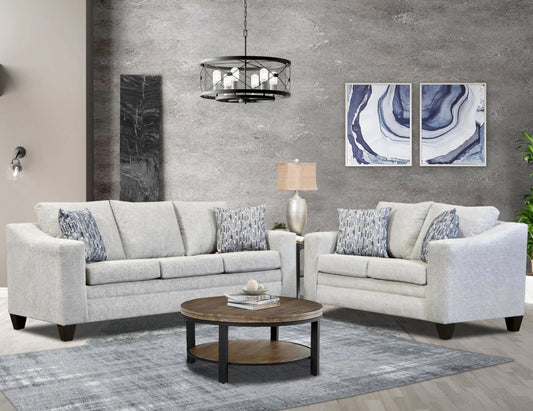 Hershey Fog Sofa & Loveseat Set