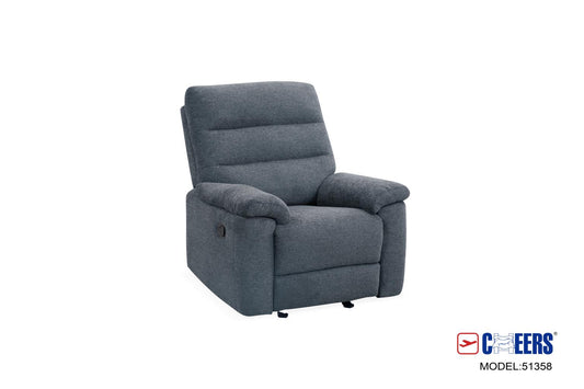 MANWAH Glider Recliner Grey