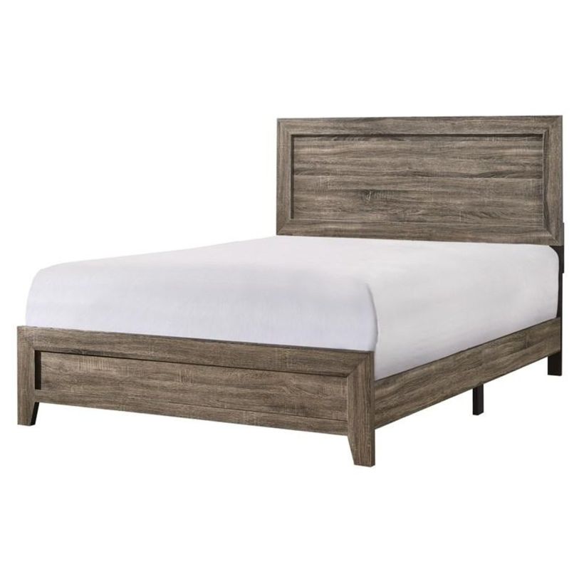 Reno Queen Bed Frame - Grey