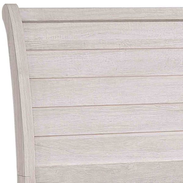 Coralee Chalk Grey Queen Bed Frame