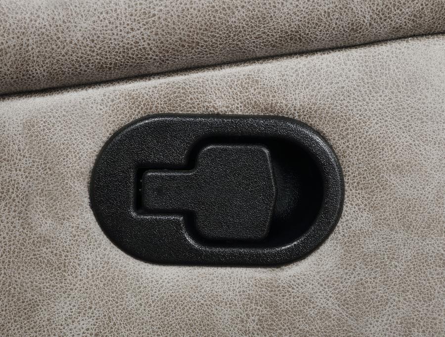 Greer Glider Reclining Loveseat - Taupe
