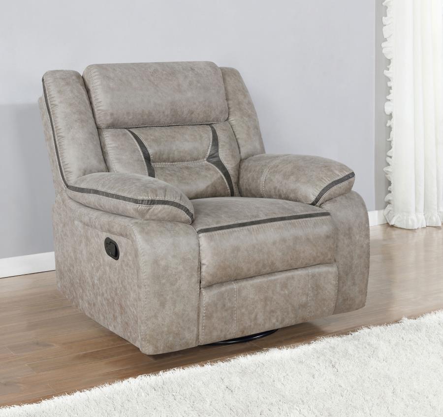 Greer Swivel Glider Recliner - Taupe