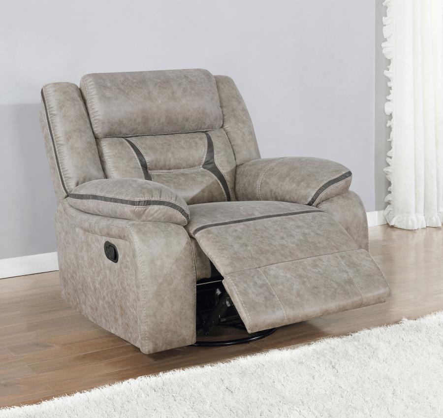 Greer Swivel Glider Recliner - Taupe