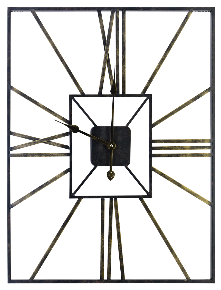 Modern Clock Metal Wall Art – 26"x33"