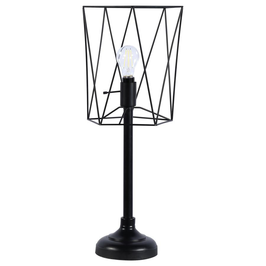 MAYFIELD 26-INCH OPEN FRAME TORCH TABLE LAMP BLACK - Closeout Deal