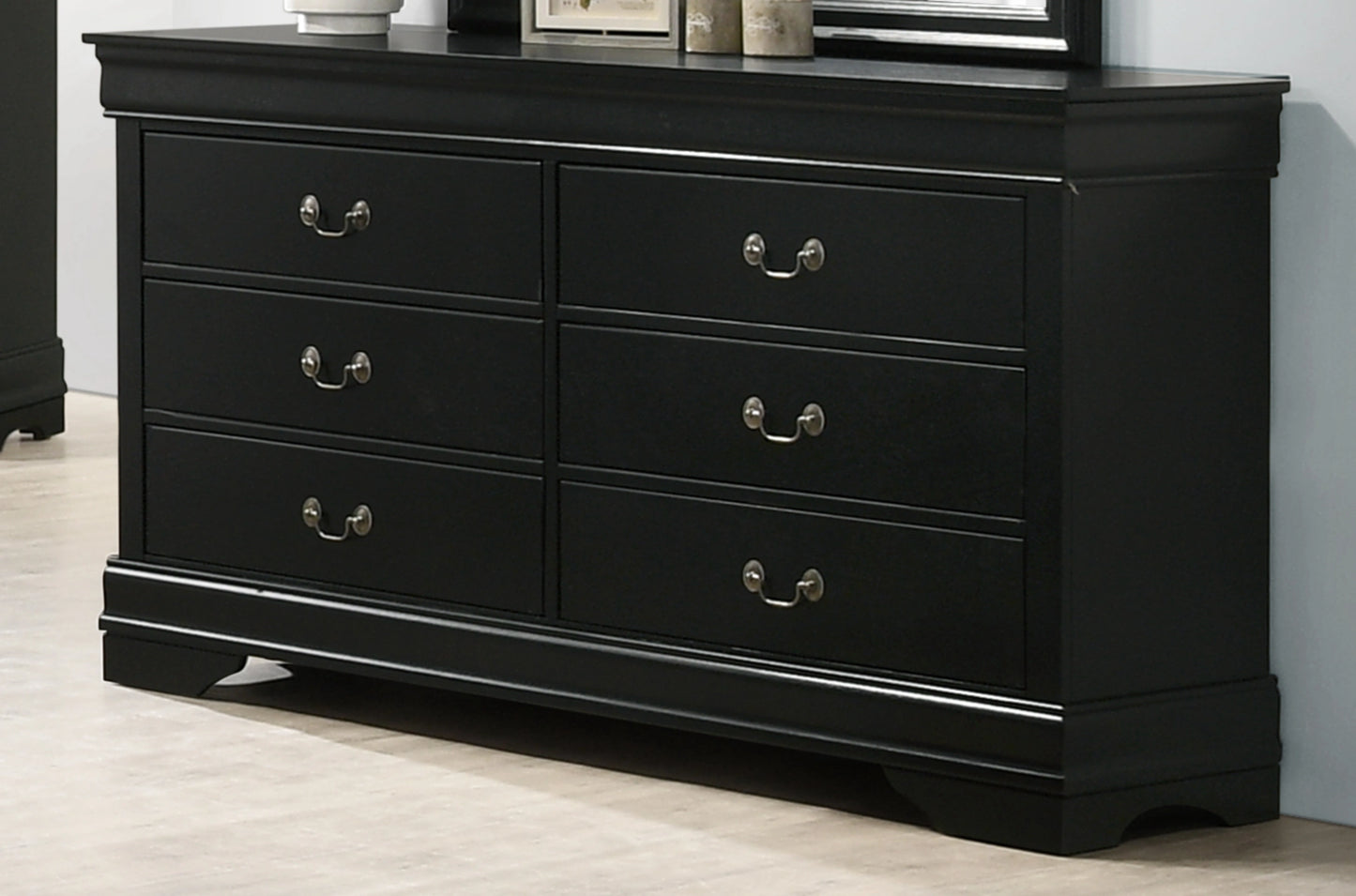 Austin Black 4 Piece Queen Bedroom Set