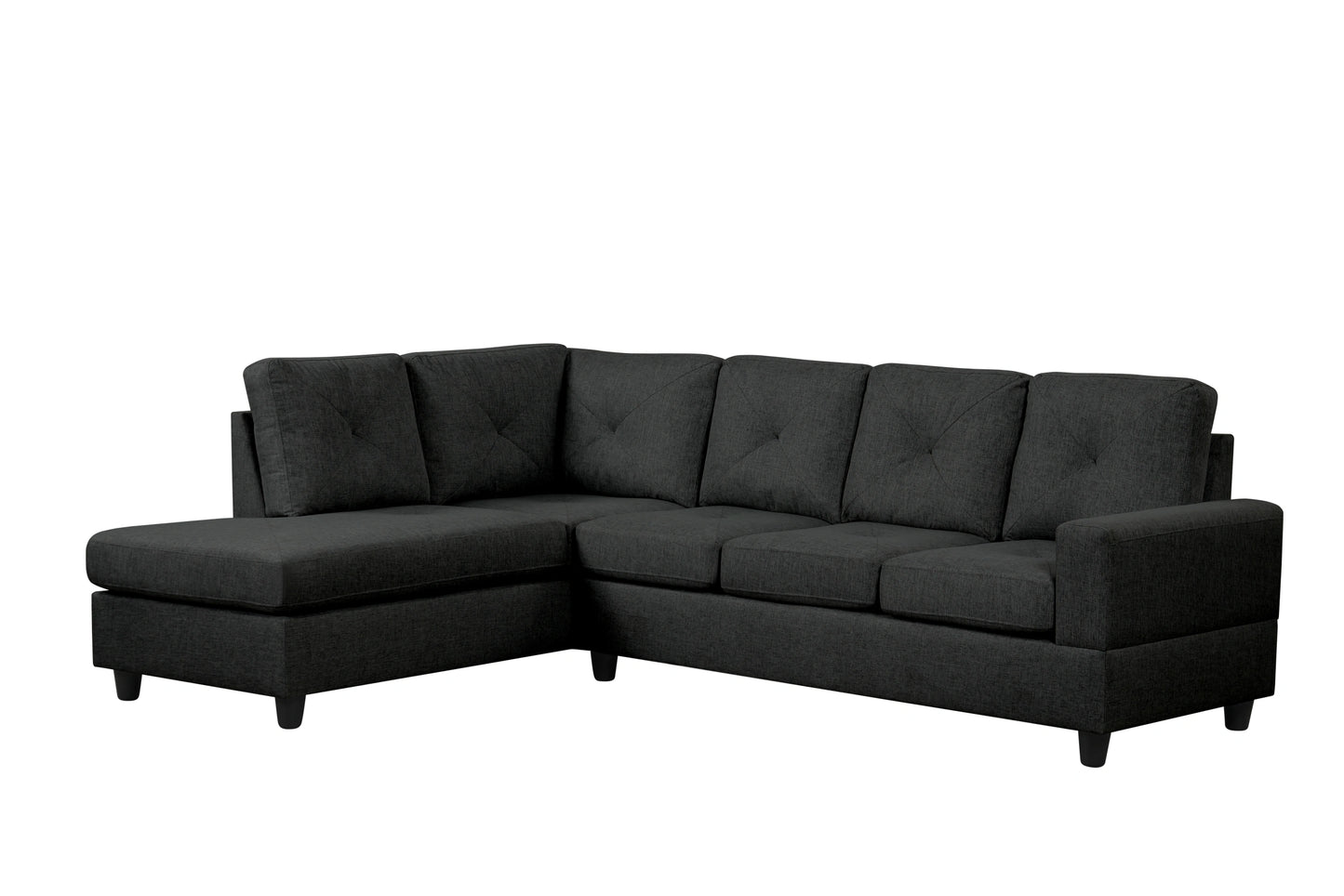 Desmond Black L-Sectional