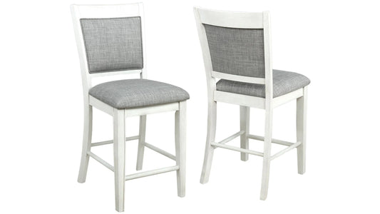 Fulton Counter Height Chairs Chalk Grey