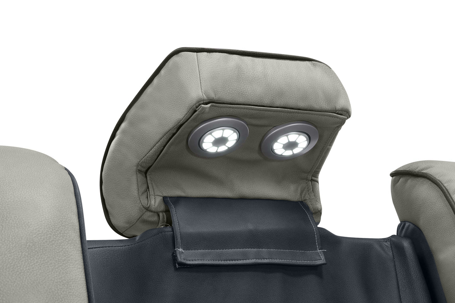 Molly Power Reclining Sofa - Grey Beige