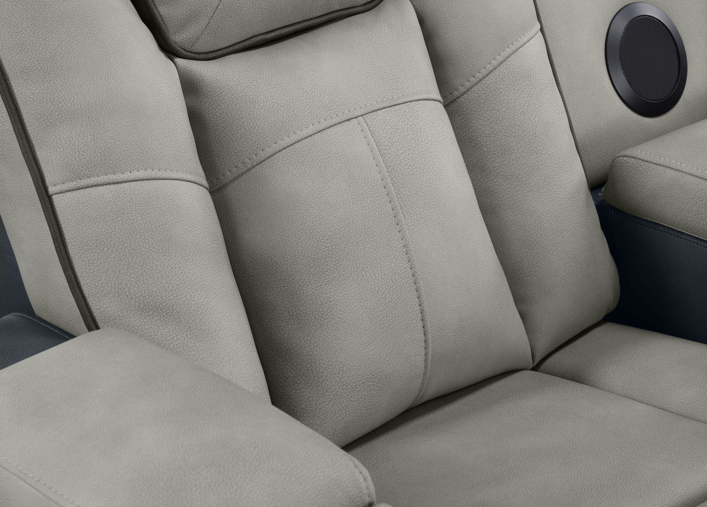 Molly Power Reclining Sofa - Grey Beige