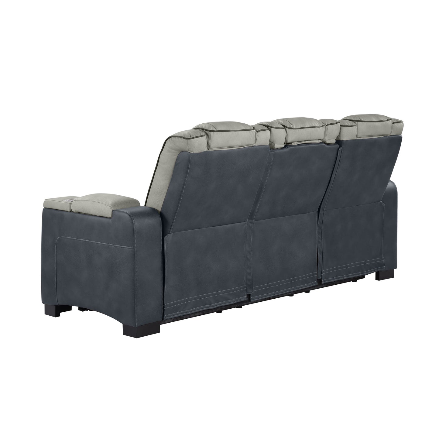 Molly Power Reclining Sofa - Grey Beige