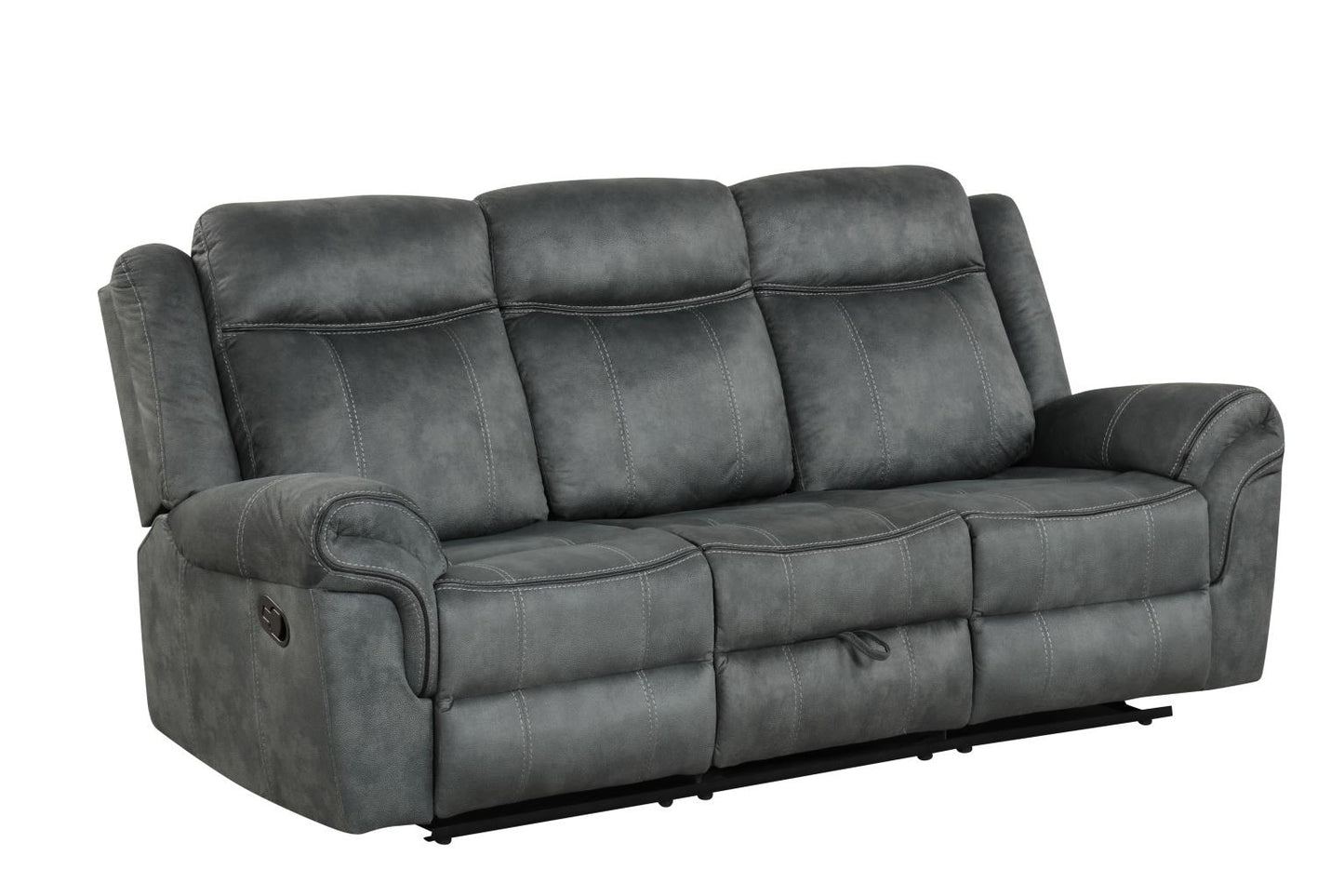 Palm Grey Reclining Living Room Set