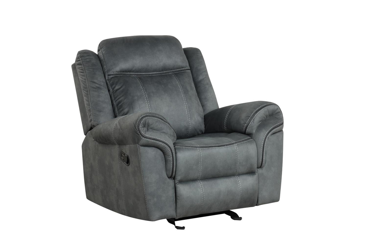 Palm Grey Reclining Living Room Set