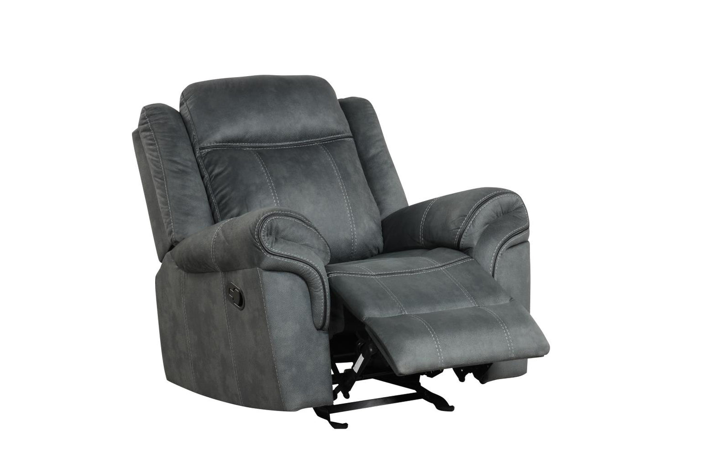 Palm Grey Reclining Living Room Set