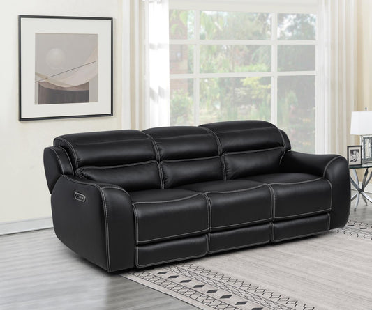 London Power Reclining Sofa With Power Headrest, USB, Type C Charger, Zero Gravity Box