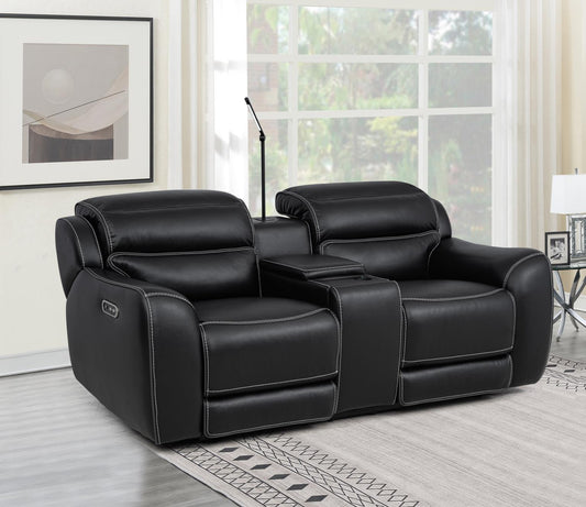 London Power Recline Loveseat With Power Headrest, Power Source , Wireless Charger, Pull-Out Cup Holders, Reading Light, USB, Type C Charger, Zero Gravity