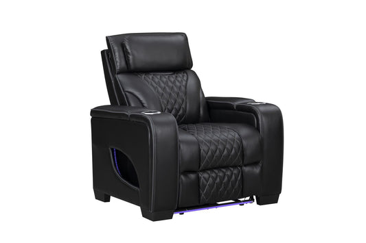 Mac Daddy Power Recliner - Black