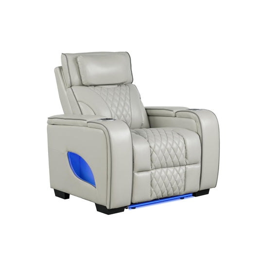 Mac Daddy Power Recliner - Grey