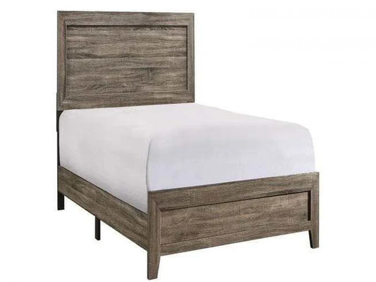 Reno Twin Bed Frame - Grey
