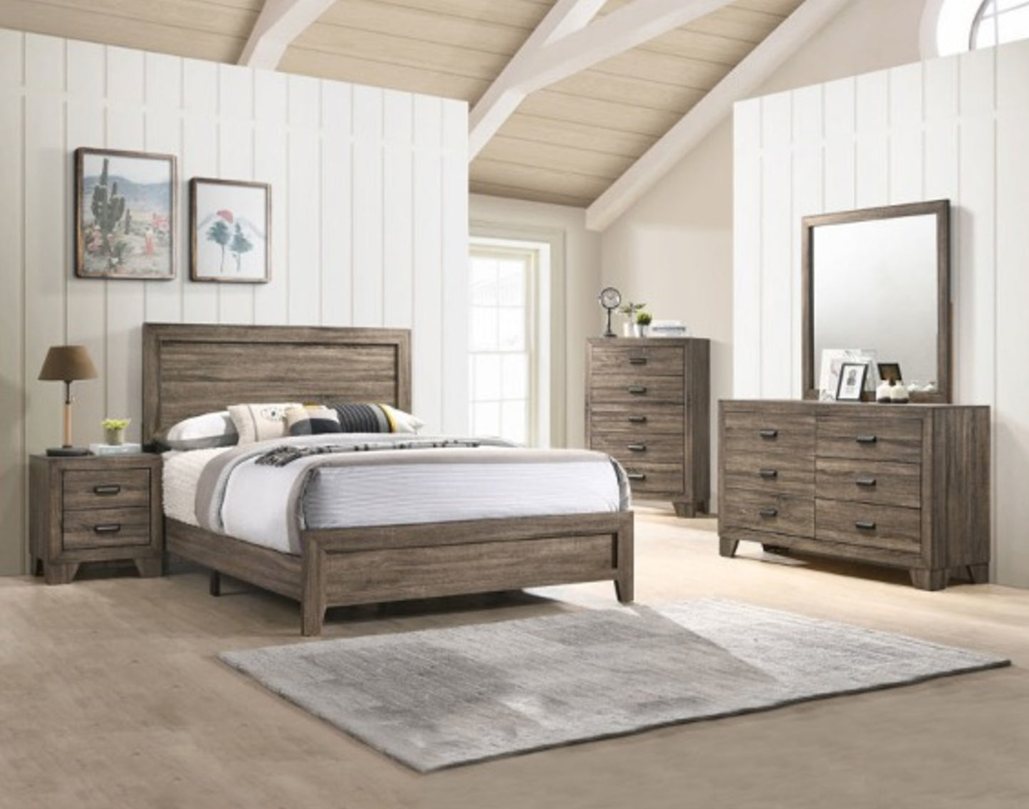 Reno Grey King Bedroom Collection