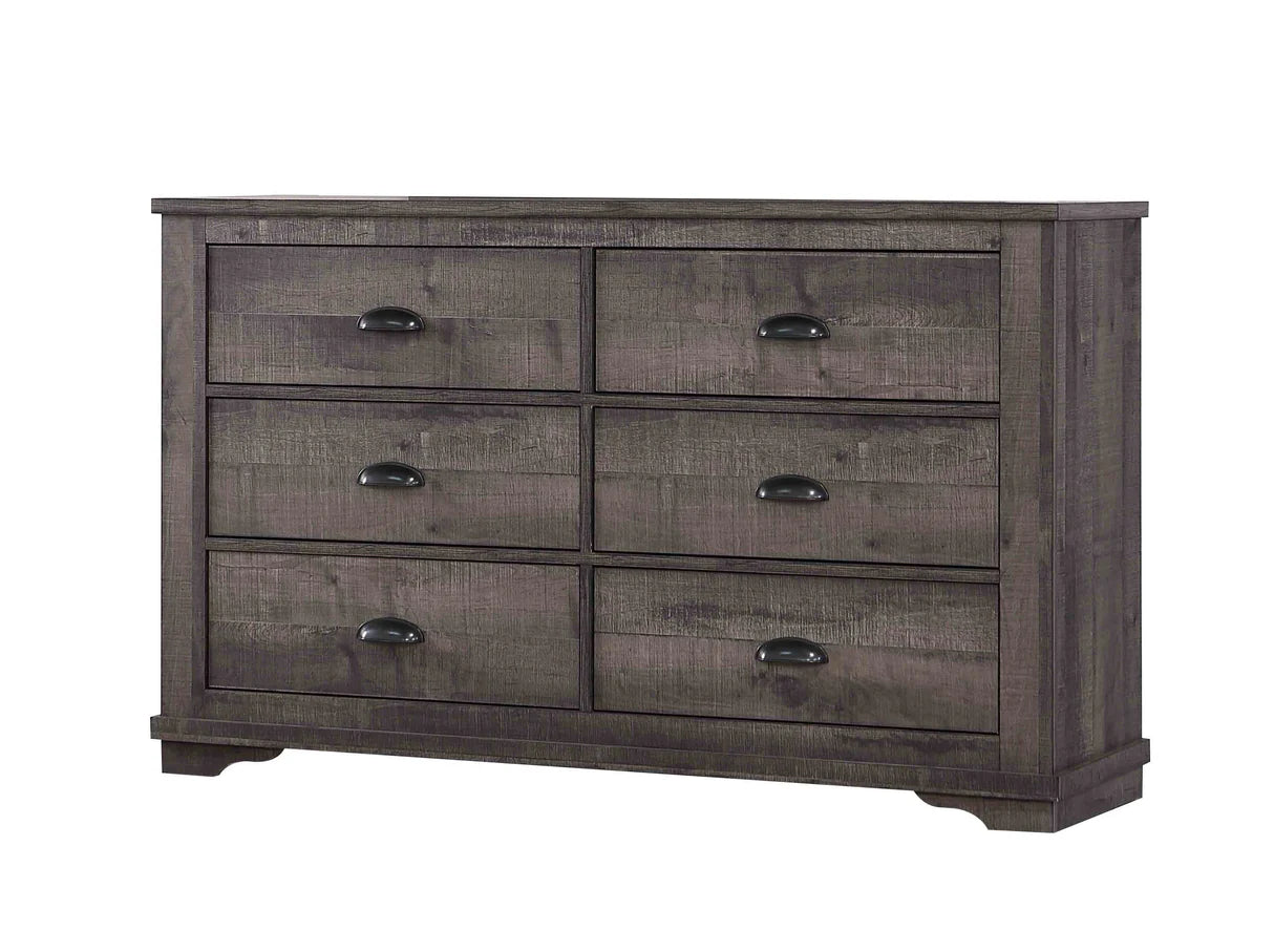 Coralee Dresser - Dark Grey