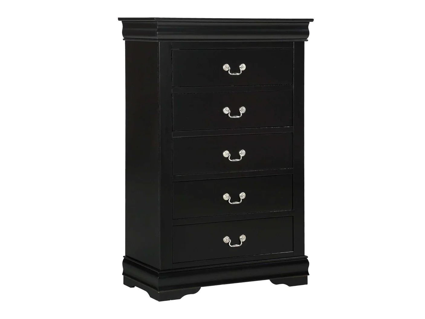 Austin Full 5 Piece Bedroom Set - Black